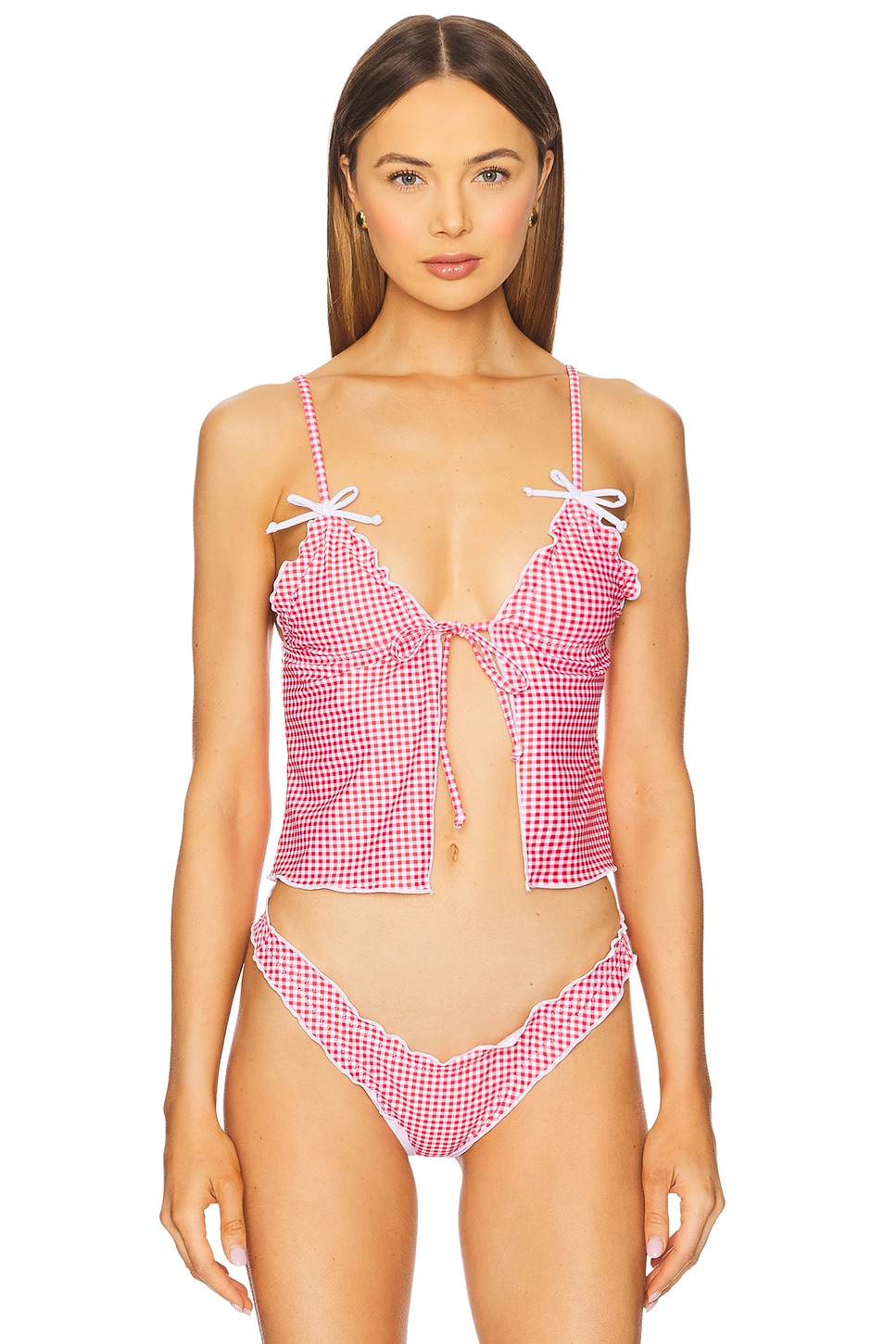 

Танкини Evelyn More To Come, red gingham