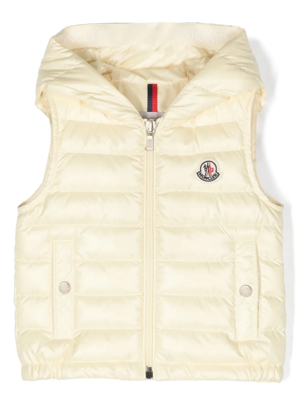 

Жилет Couronne с логотипом Moncler Enfant, желтый