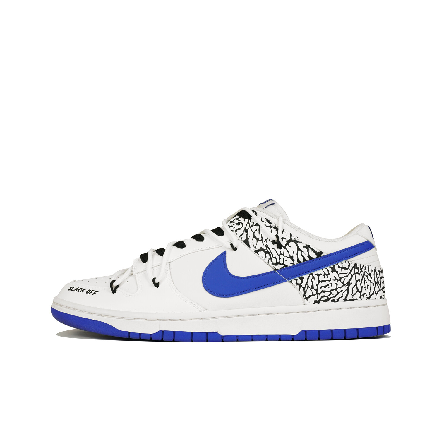 

Кроссовки Nike Dunk Skateboarding Shoes Women's Low-top Blue, белый