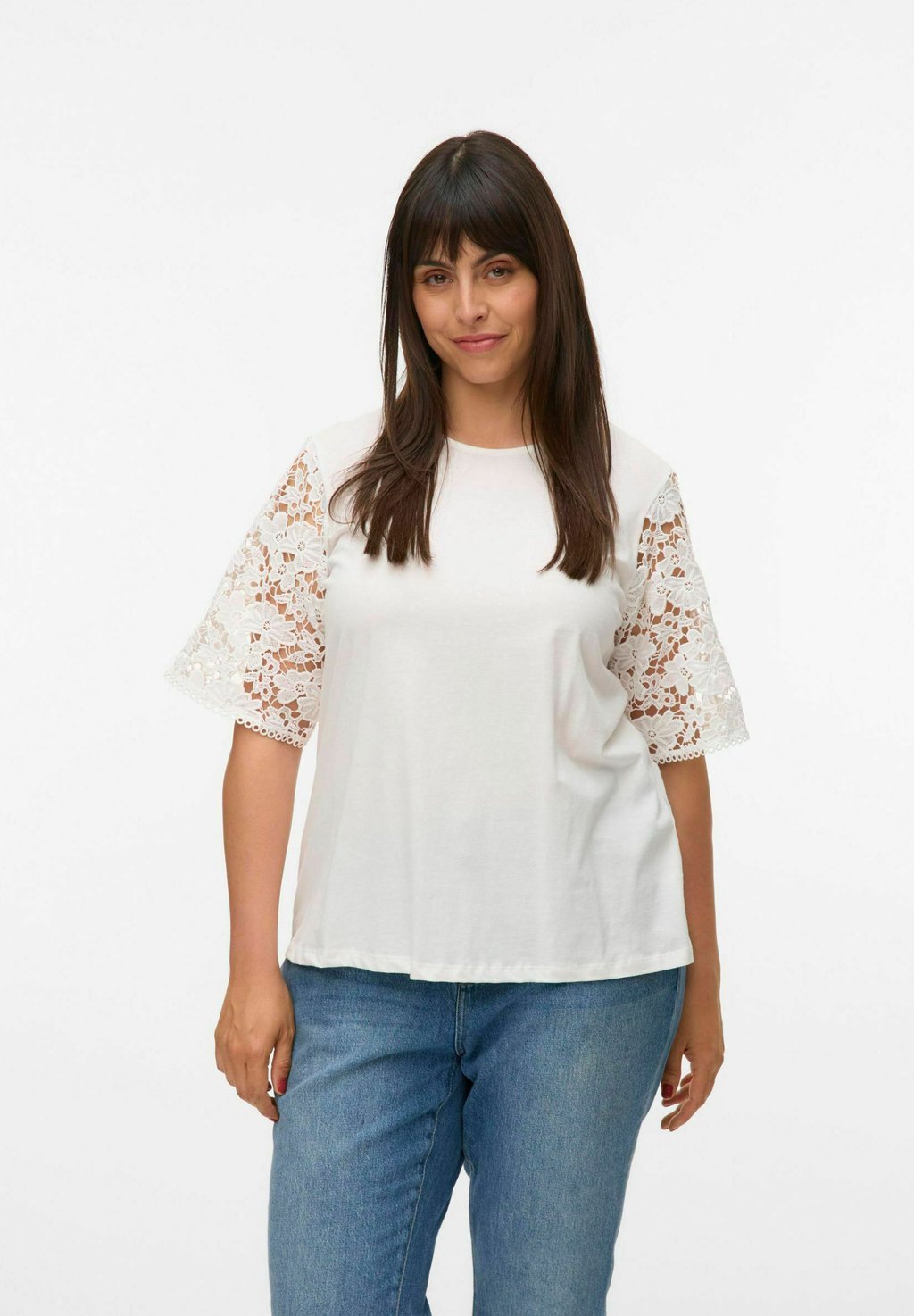 

Блуза VMCPANNA Vero Moda Curve, белый