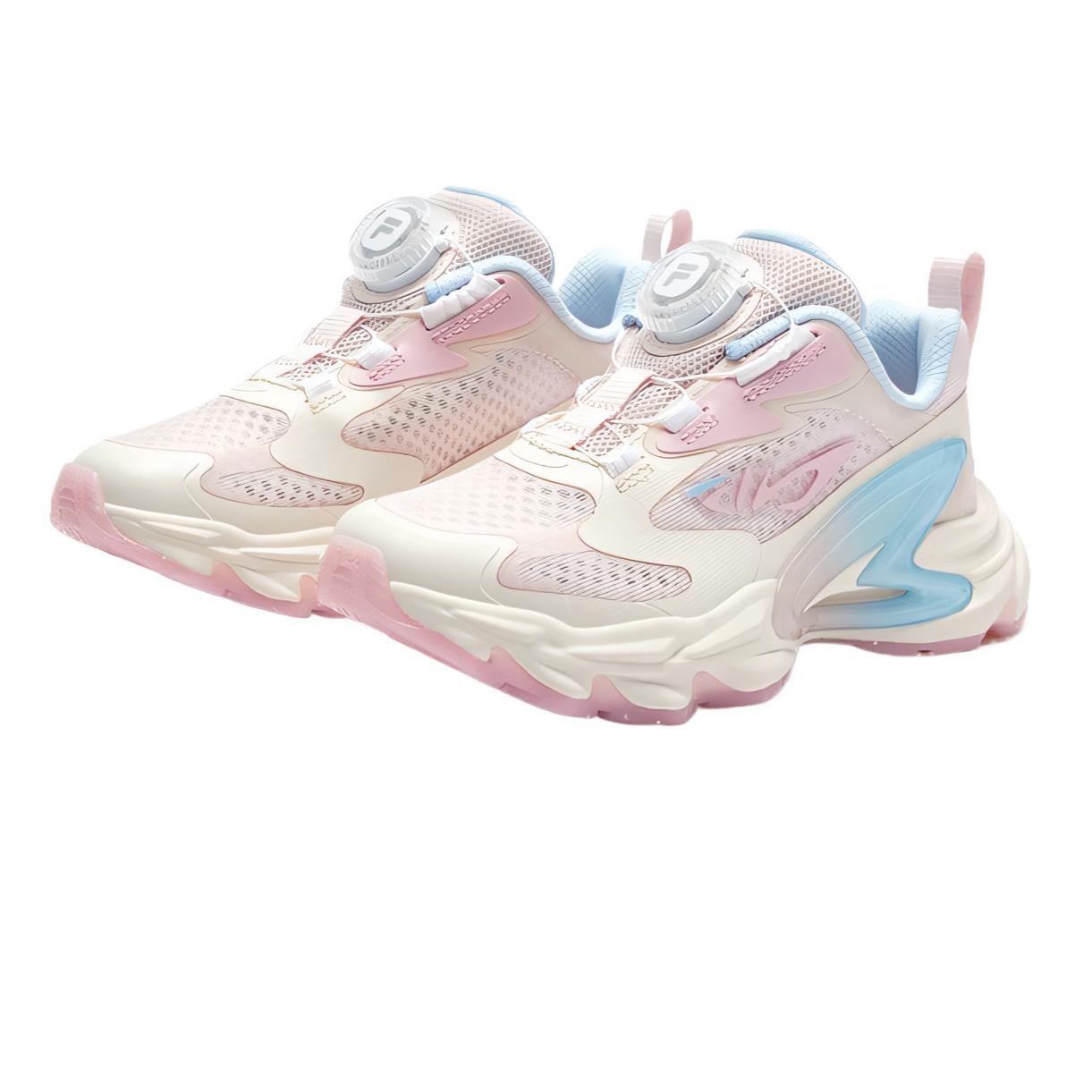 Детские кроссовки Hummingbird Low Top для детей от 3 до 7 лет FILA KIDS, розовый/белый — фото 3