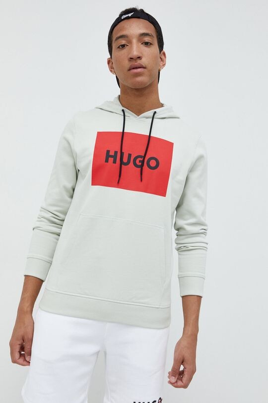 

Хлопковая толстовка Hugo, зеленый