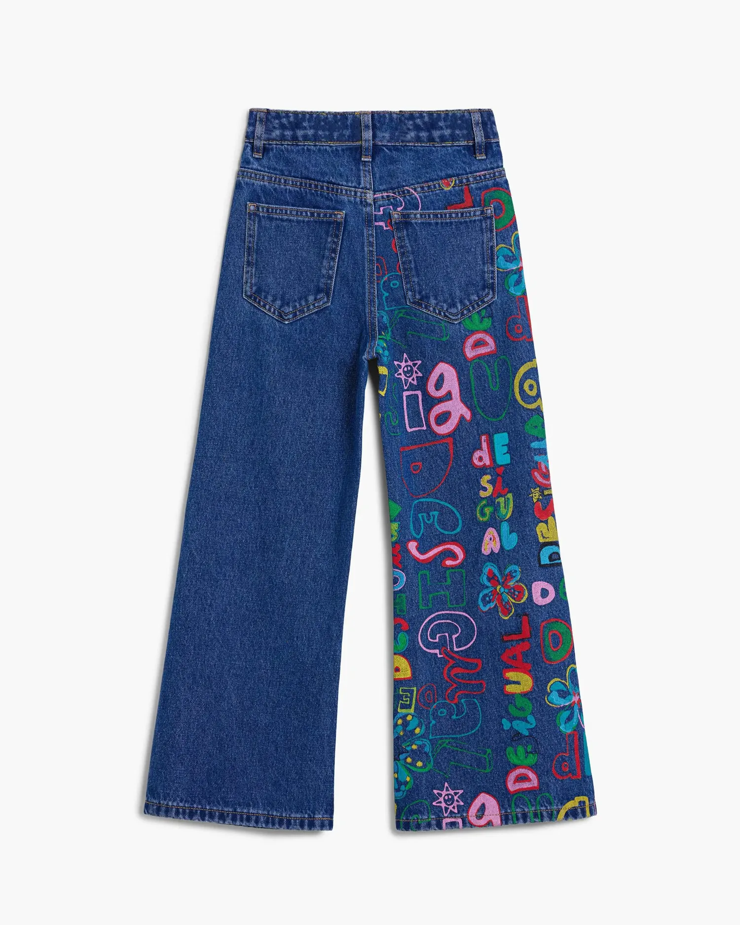 Джинсы для девочки Happy Desigual, мультиколор — фото 4