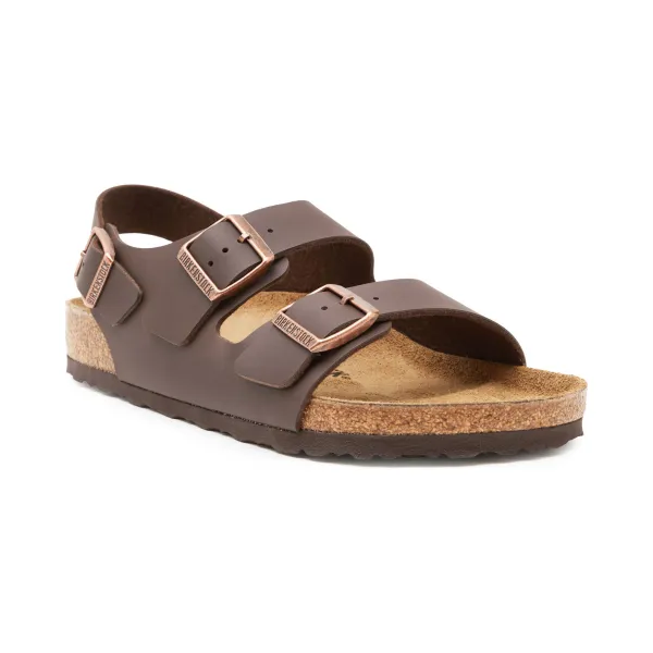 

Кожаные сандалии Милан Birkenstock, коричневый