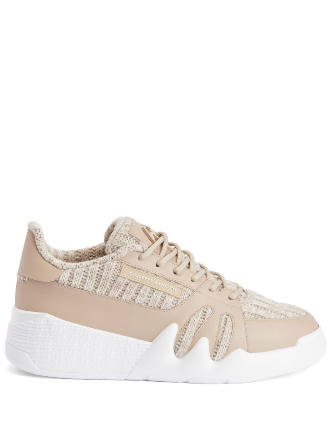 

Кроссовки Giuseppe Zanotti Talon Lace-up, бежевый/белый, Серый, Кроссовки Giuseppe Zanotti Talon Lace-up, бежевый/белый