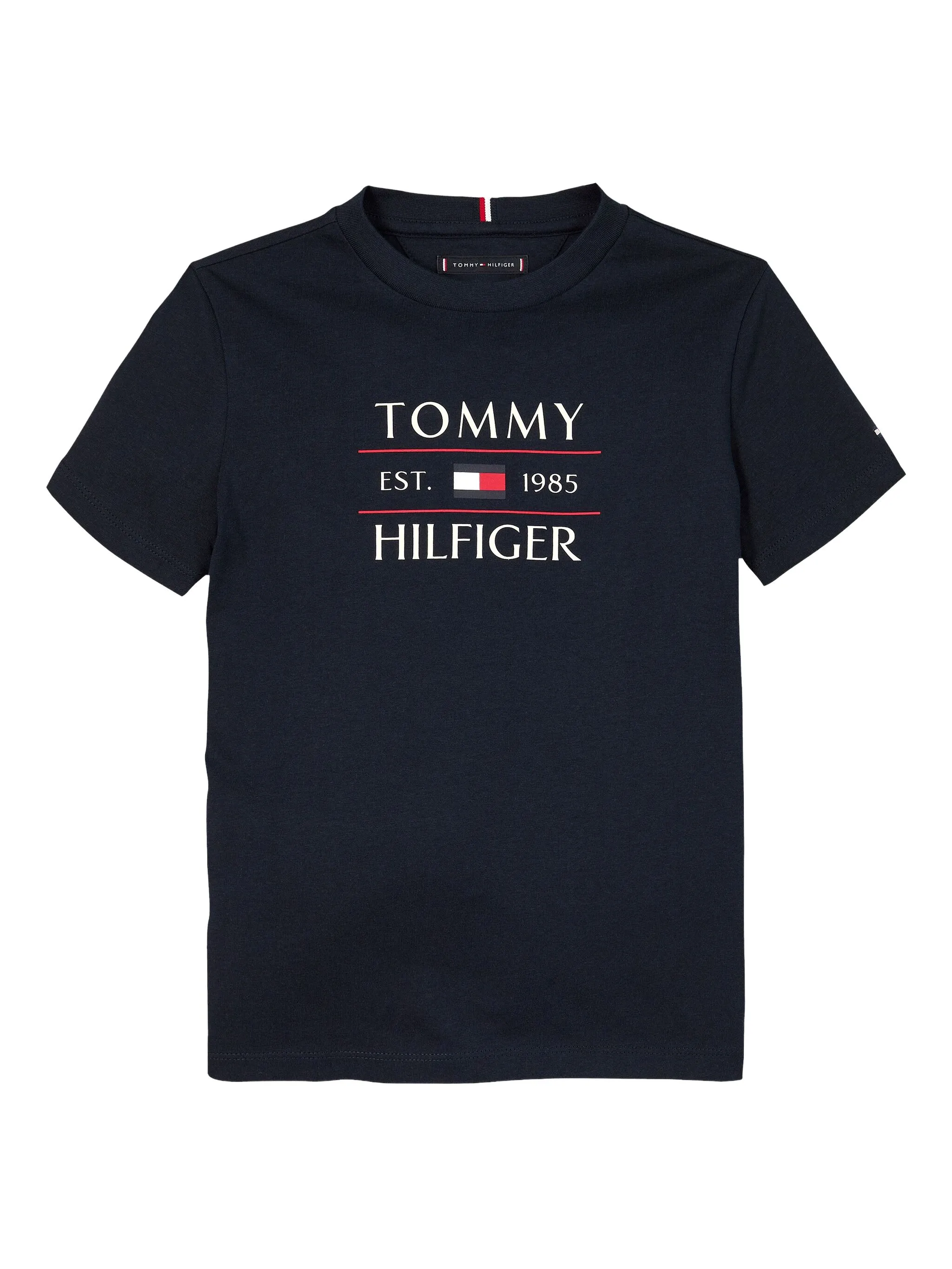 

Футболка с логотипом Tommy Hilfiger Junior, синий