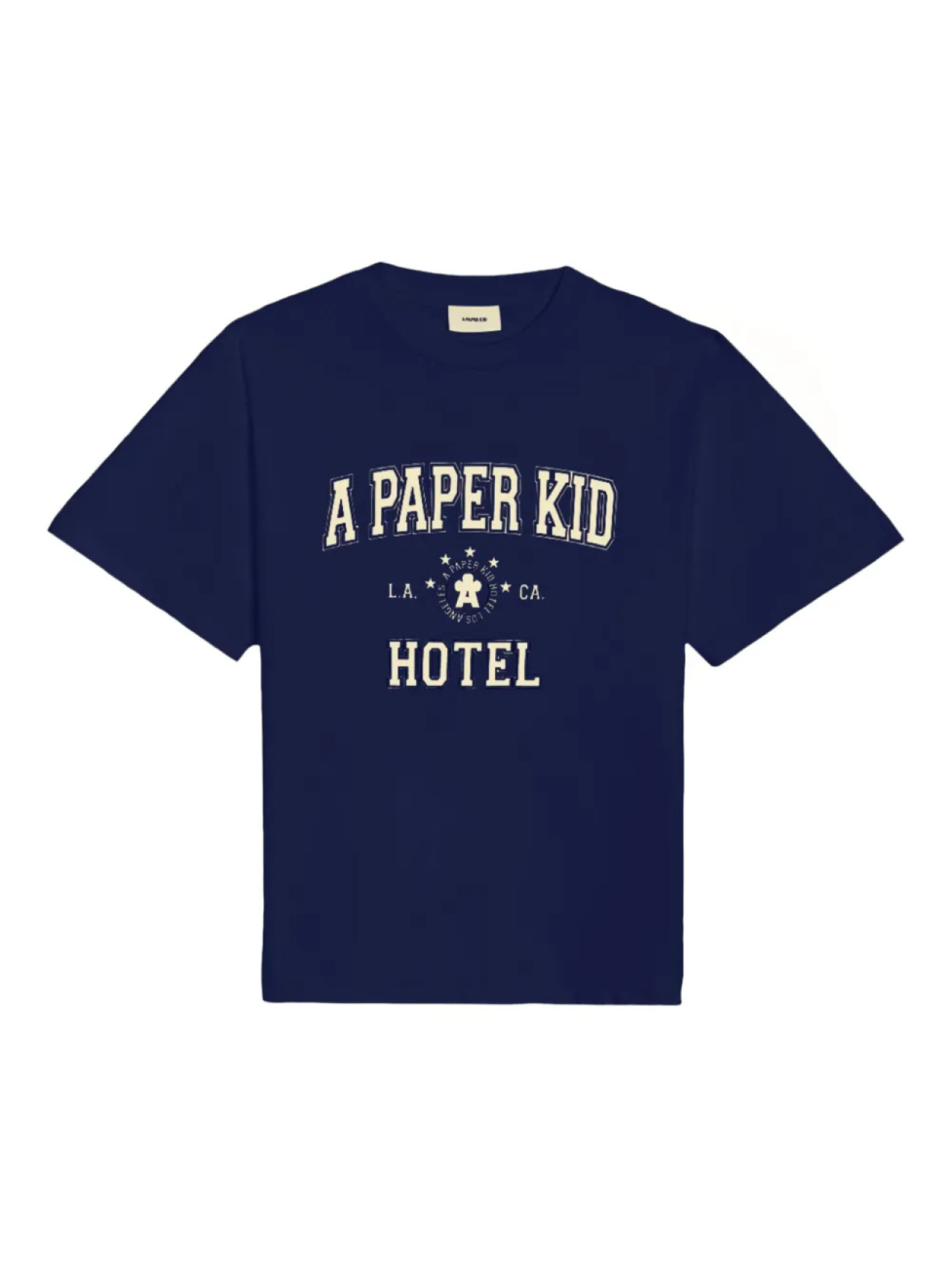 

Футболка с логотипом A Paper Kid, синий