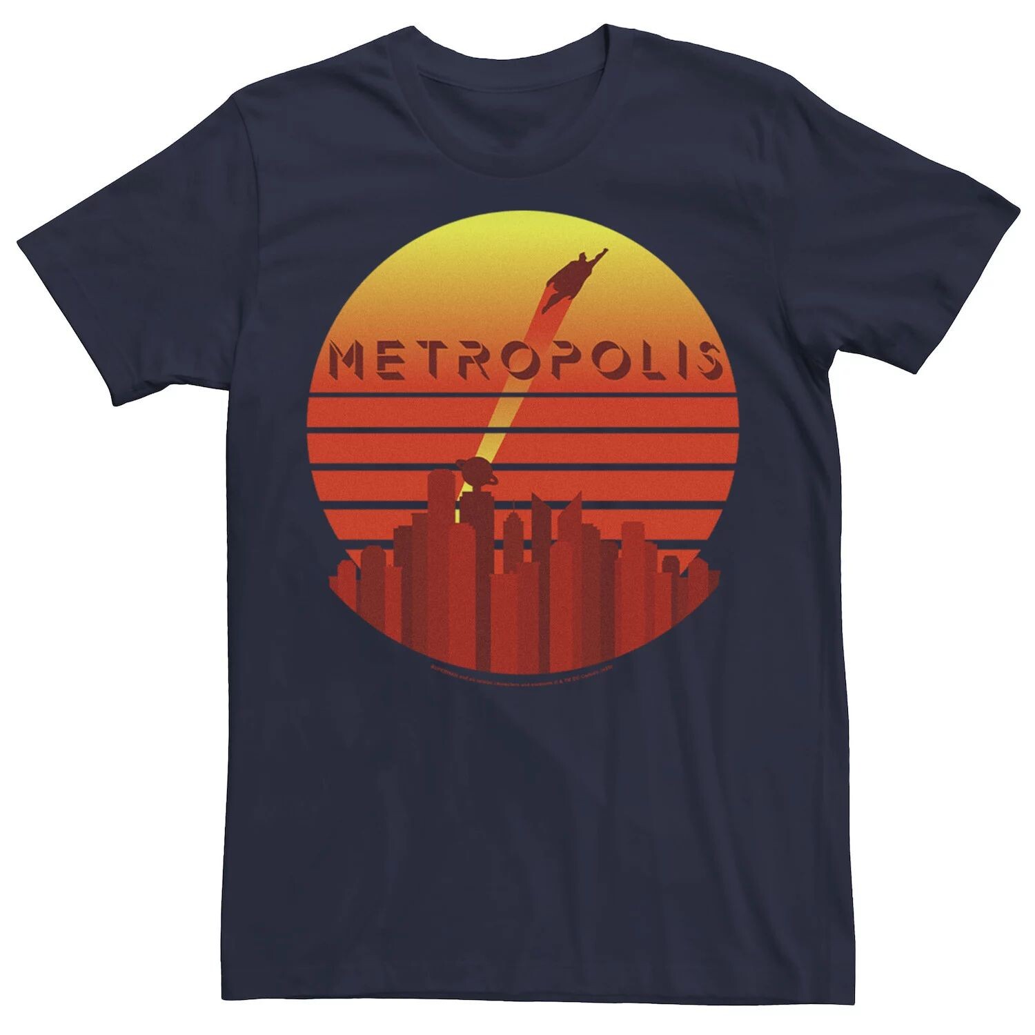 

Мужская футболка в стиле ретро DC Fandome Superman Metropolis Licensed Character