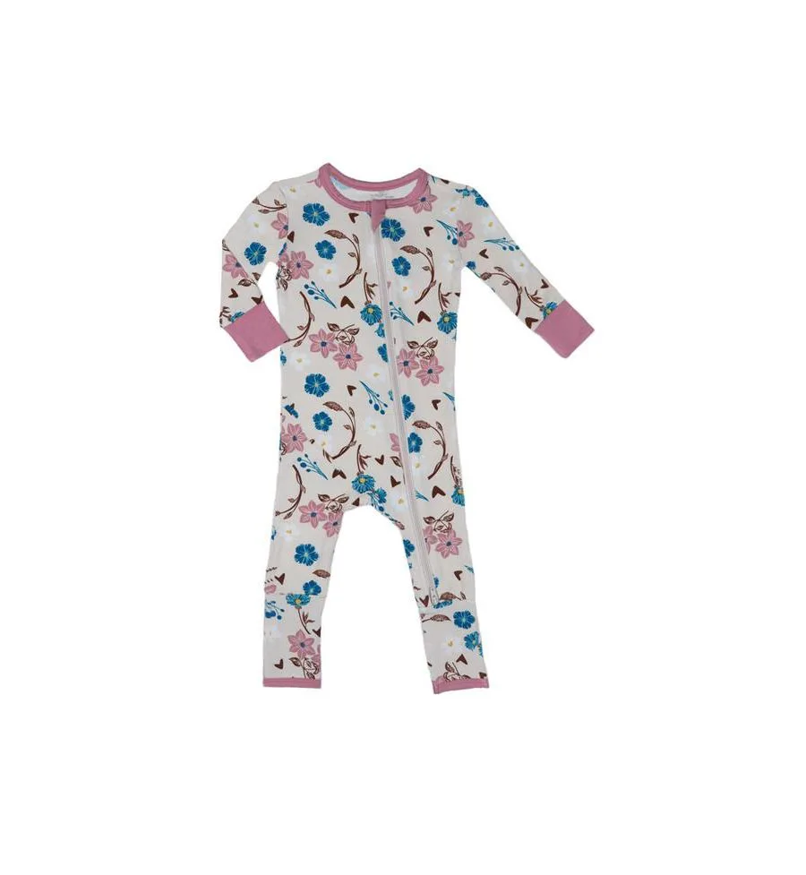 Baby Grey By Everly Grey Детский серый комбинезон-трансформер для девочек от Everly Grey с длинными рукавами