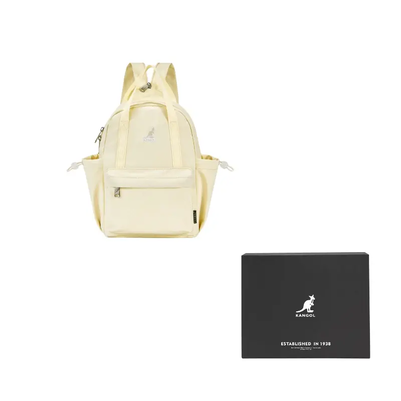 

KANGOL Женский рюкзак среднего размера разноцветный, Beige Yellow