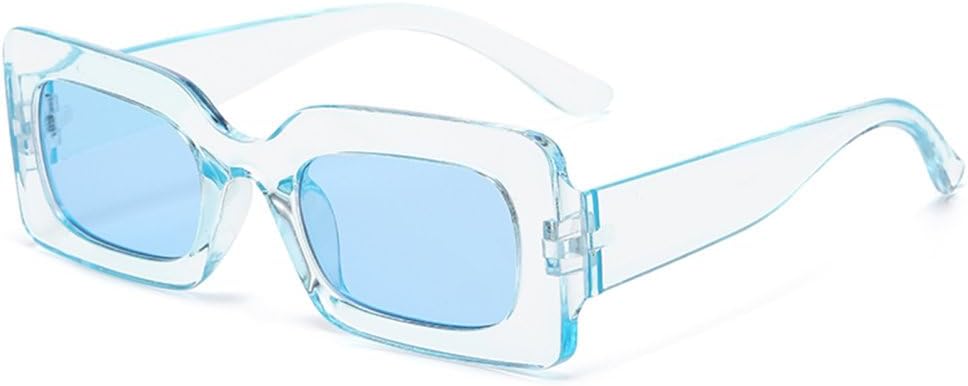 

Модные панк-солнцезащитные очки для женщин и мужчин, разноцветные солнцезащитные очки в стиле стимпанк, желейные, с защитой от УФ-излучения UV400, L17257 generic, Clear Blue