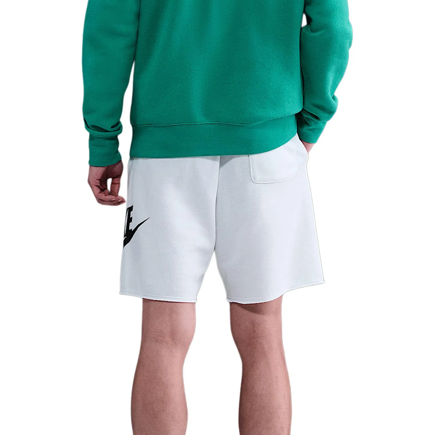 Спортивные шорты Nike белые — фото 3