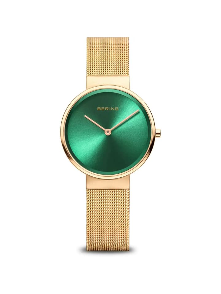 

Bering Аналоговые женские часы в золоте