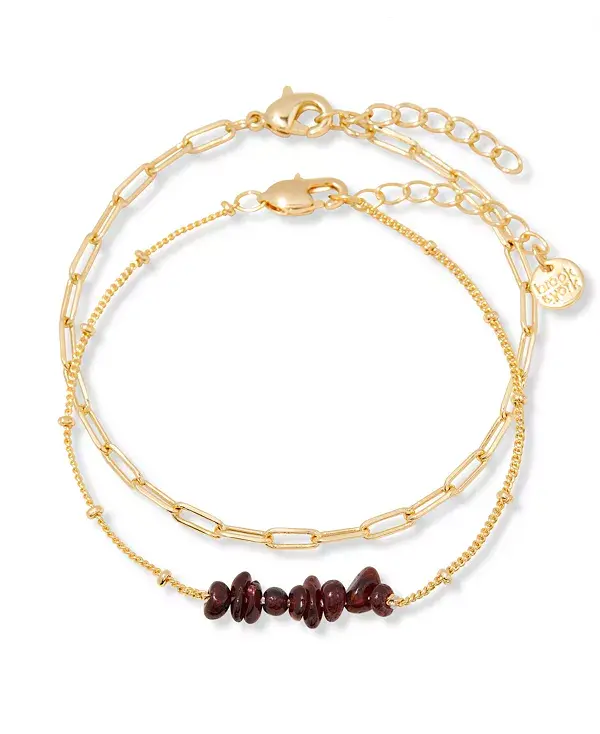 

Браслет с камнем рождения Алекса Brook & York, january