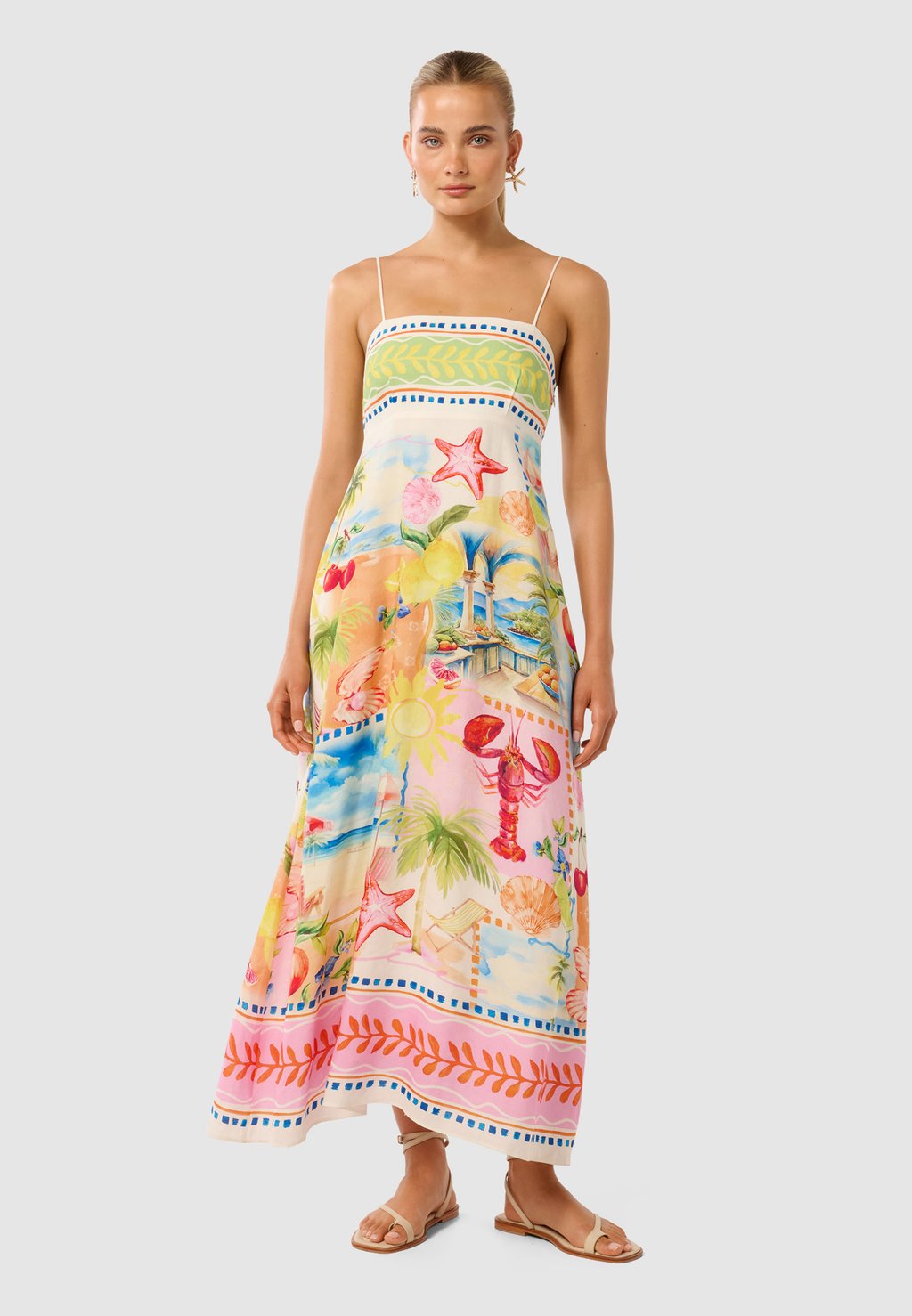 

Повседневное платье AMARI MIDI DRESS Forever New, мультиколор