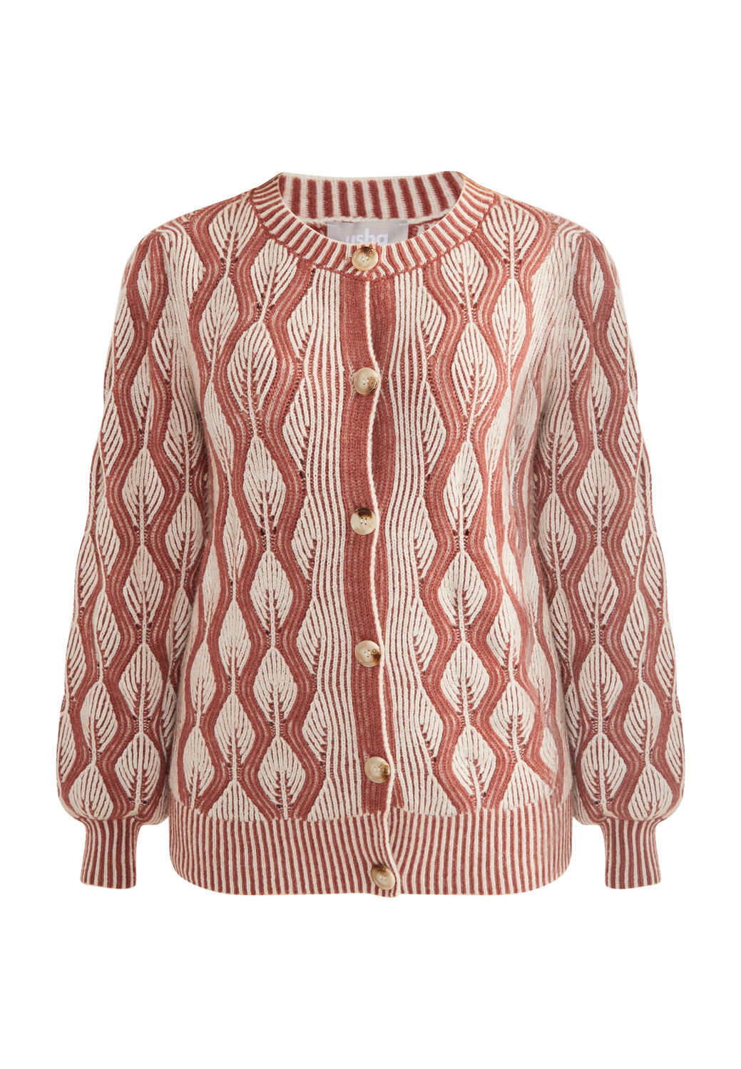 

Толстовка Usha Strickjacke, цвет Wollweiss Altrosa