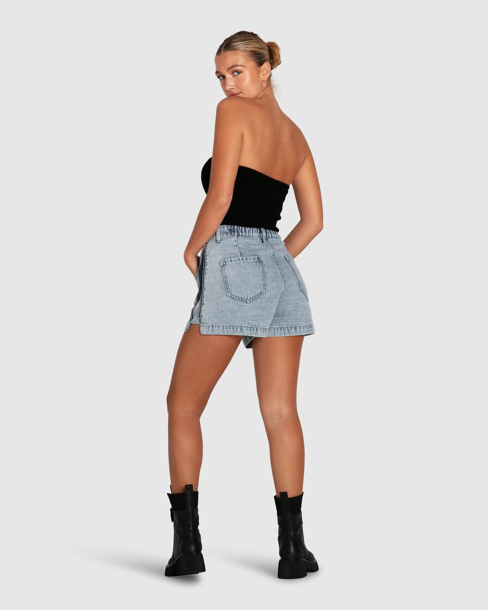

Джинсовые шорты Bring The Heat Belle&Bloom, цвет stonewash
