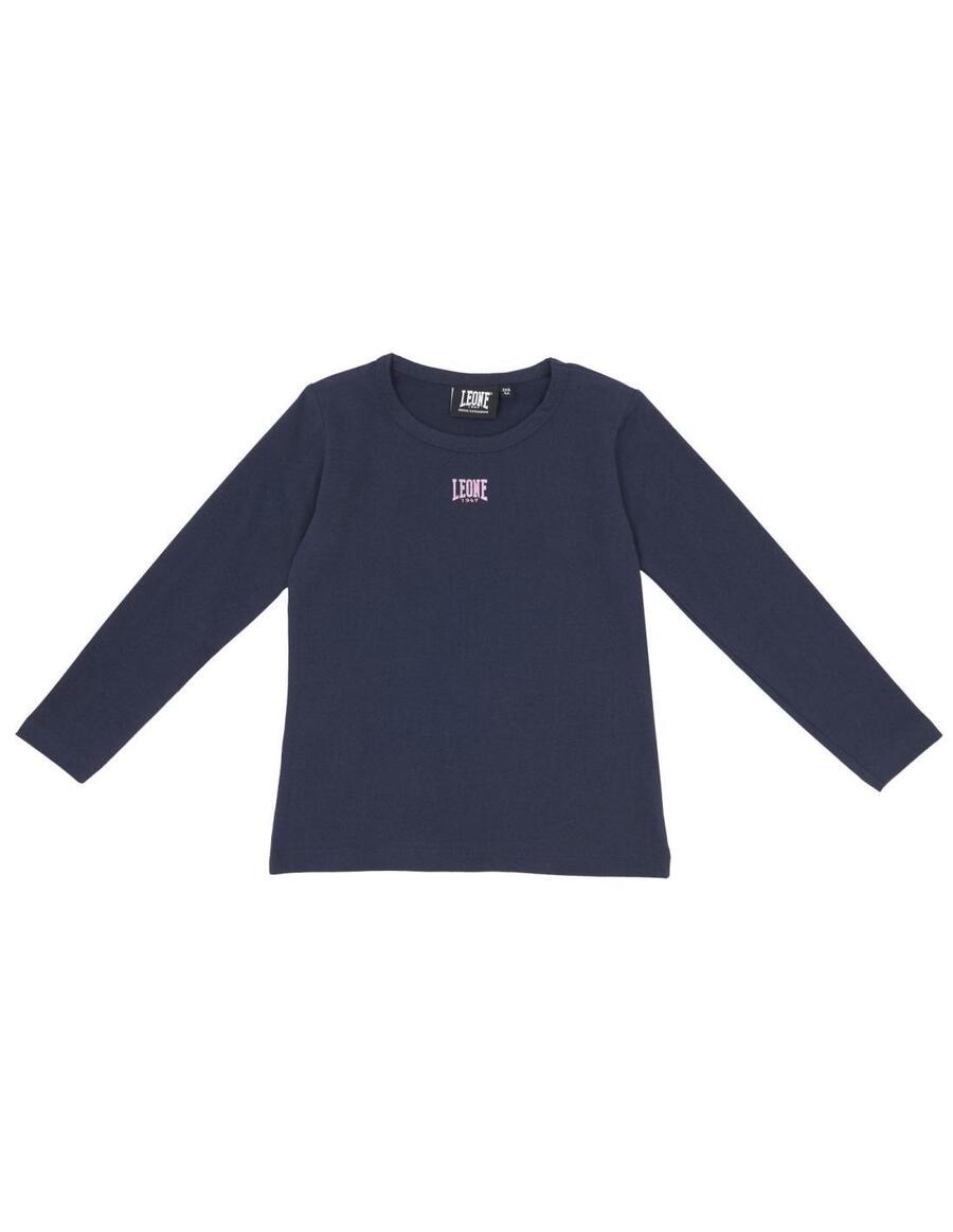 

LEONE 1947 APPAREL Базовая футболка с длинным рукавом для девочек с небольшим логотипом