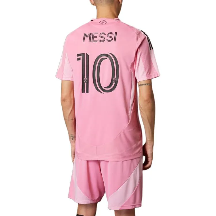 Футболка в полоску Inter Miami Cf 25/26 Adidas, светло-розовый — фото 4
