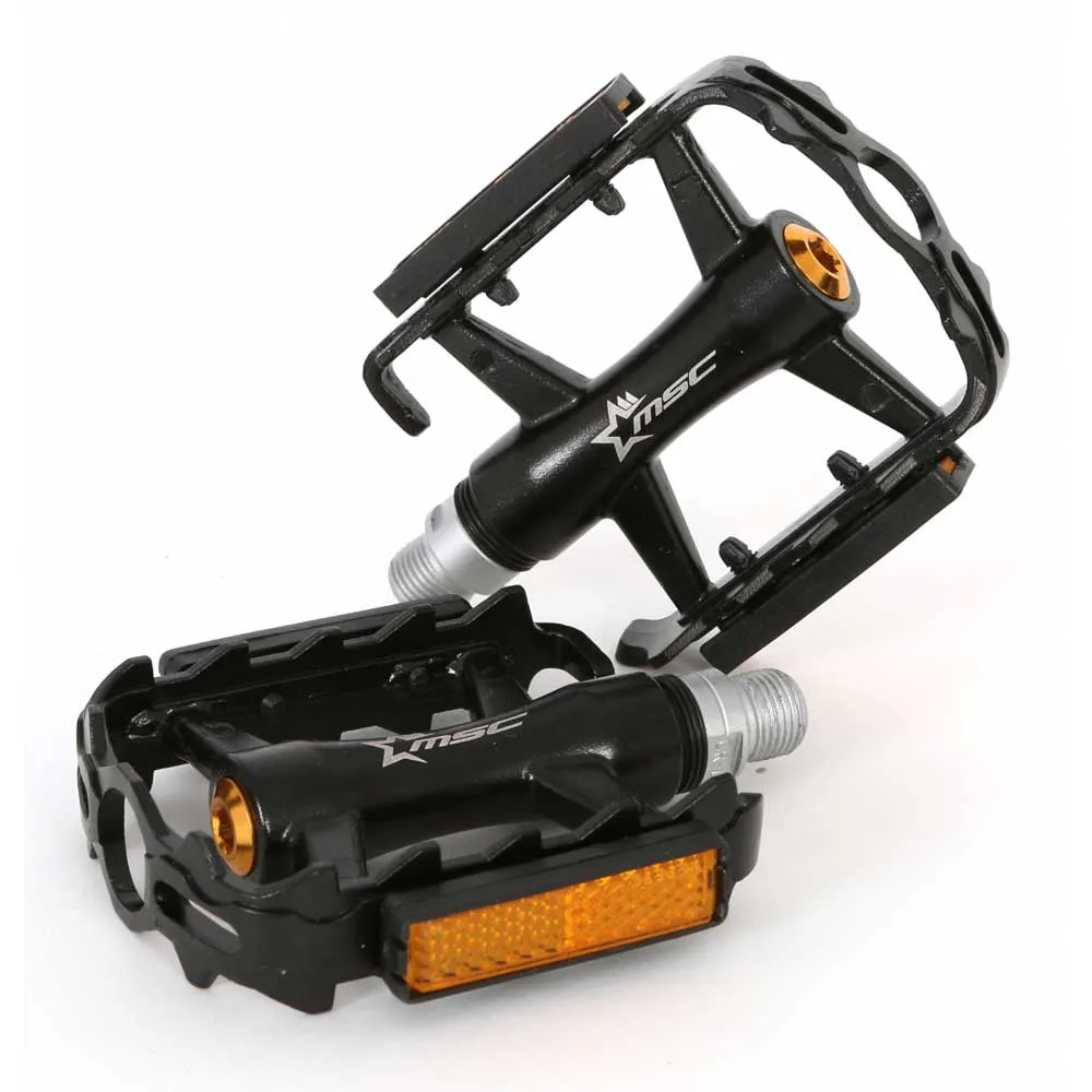 

Педали MSC Plataform CrMo Reflector, черный