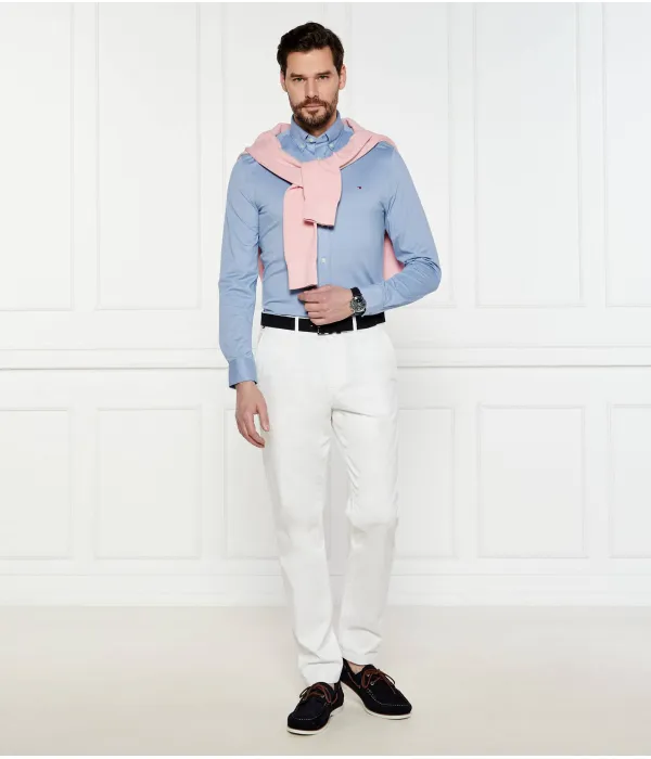 Рубашка Slim fit Tommy Hilfiger, синий — фото 2