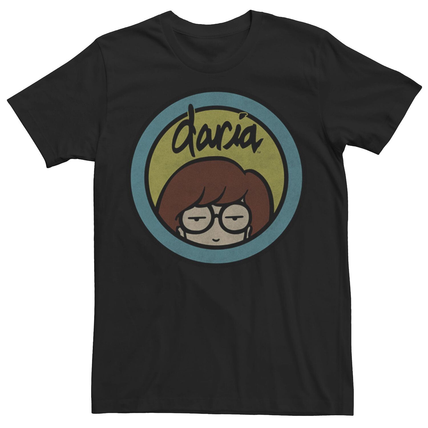 

Мужская футболка Daria Classic с короткими рукавами и логотипом Licensed Character, черный