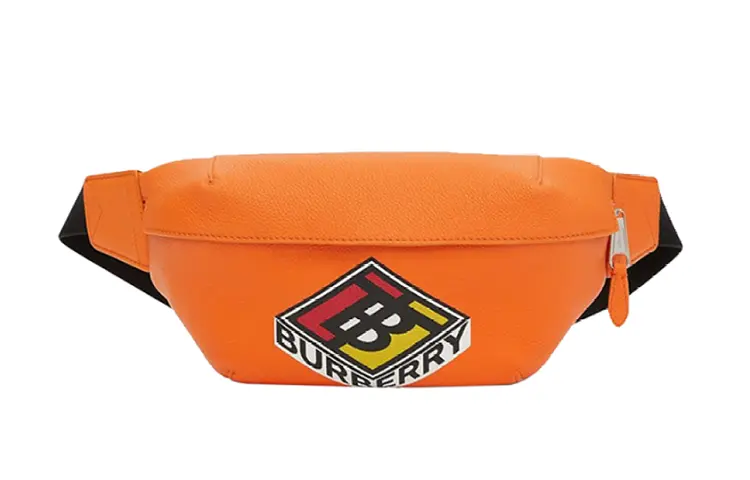 

Кожаная поясная сумка из коровьей кожи Regular Мужская оранжевая Burberry