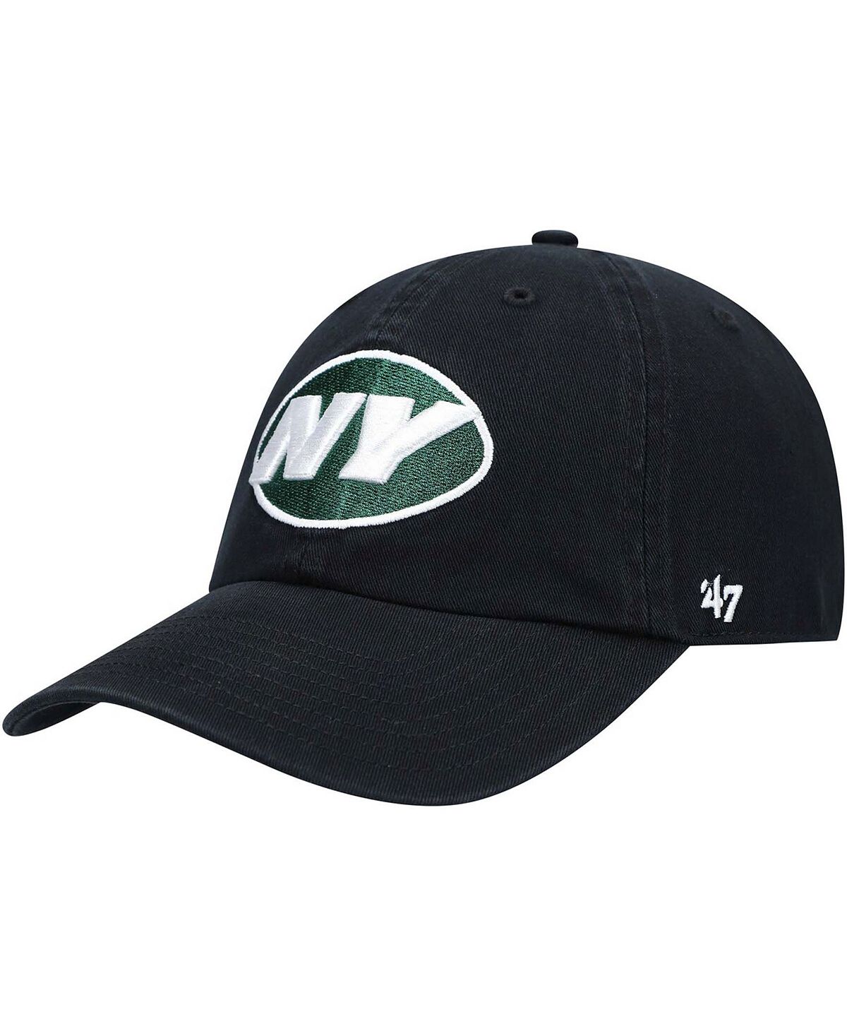 

Мужская черная регулируемая кепка New York Jets Clean Up Alternate '47 Brand