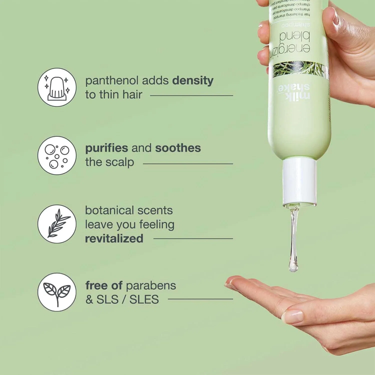 Энергетический шампунь Scalpcare Energizing Blend от Milk_Shake, 1000 мл Milk_Shake — фото 2