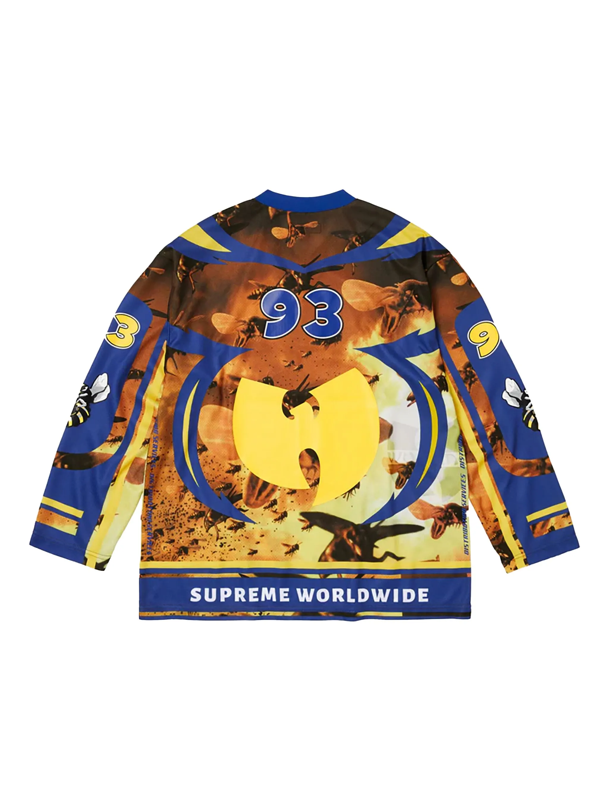 Футболка с длинным рукавом X Wu-Tang Clan Supreme, синий — фото 2