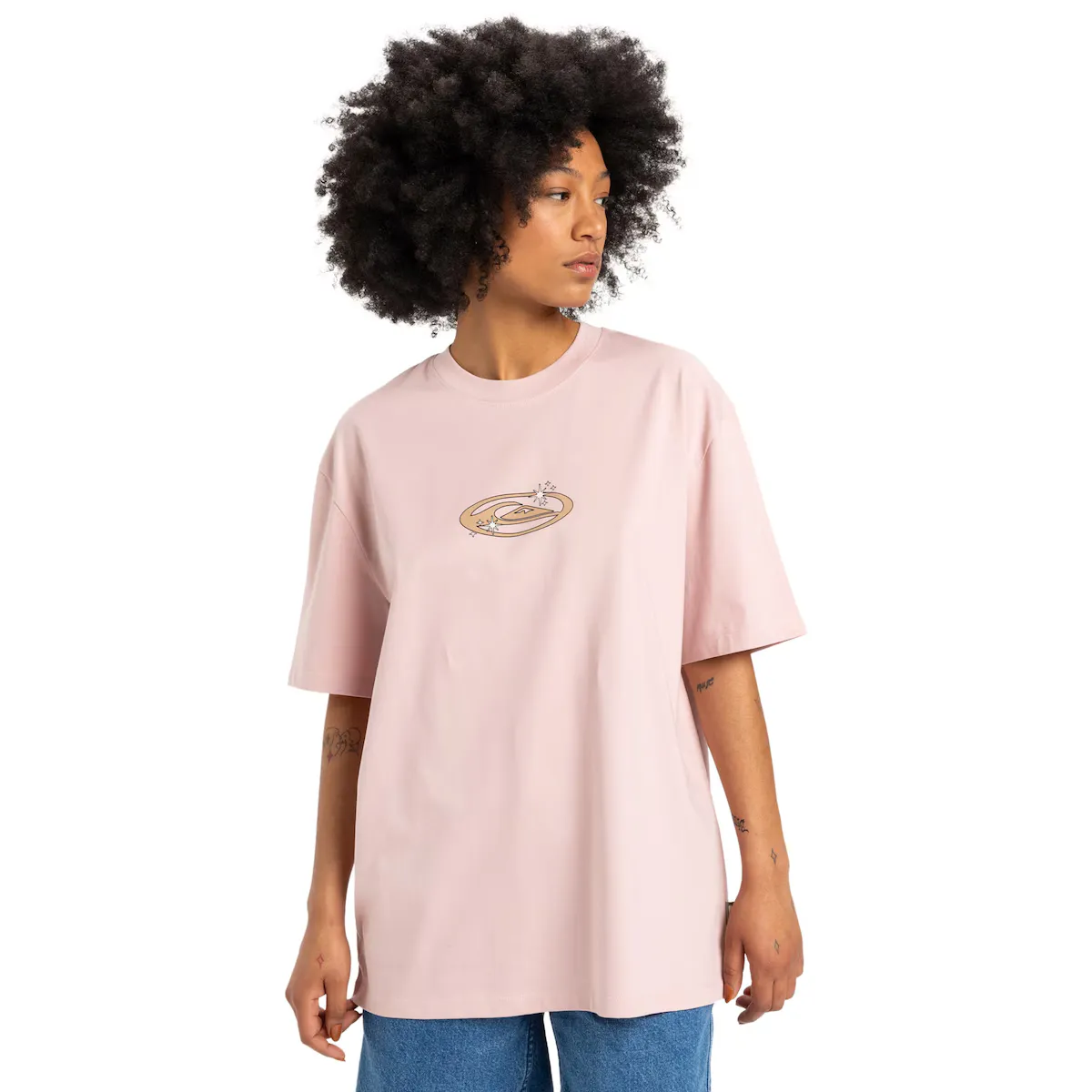 

Yaima Boyfriend Quiksilver Женская футболка, цвет Rosa