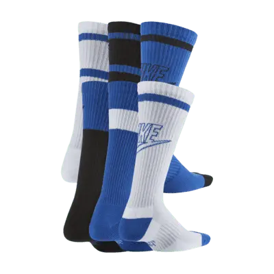 Носки Nike Everyday Kids' Cushioned Crew (6 шт), разноцветный — фото 2