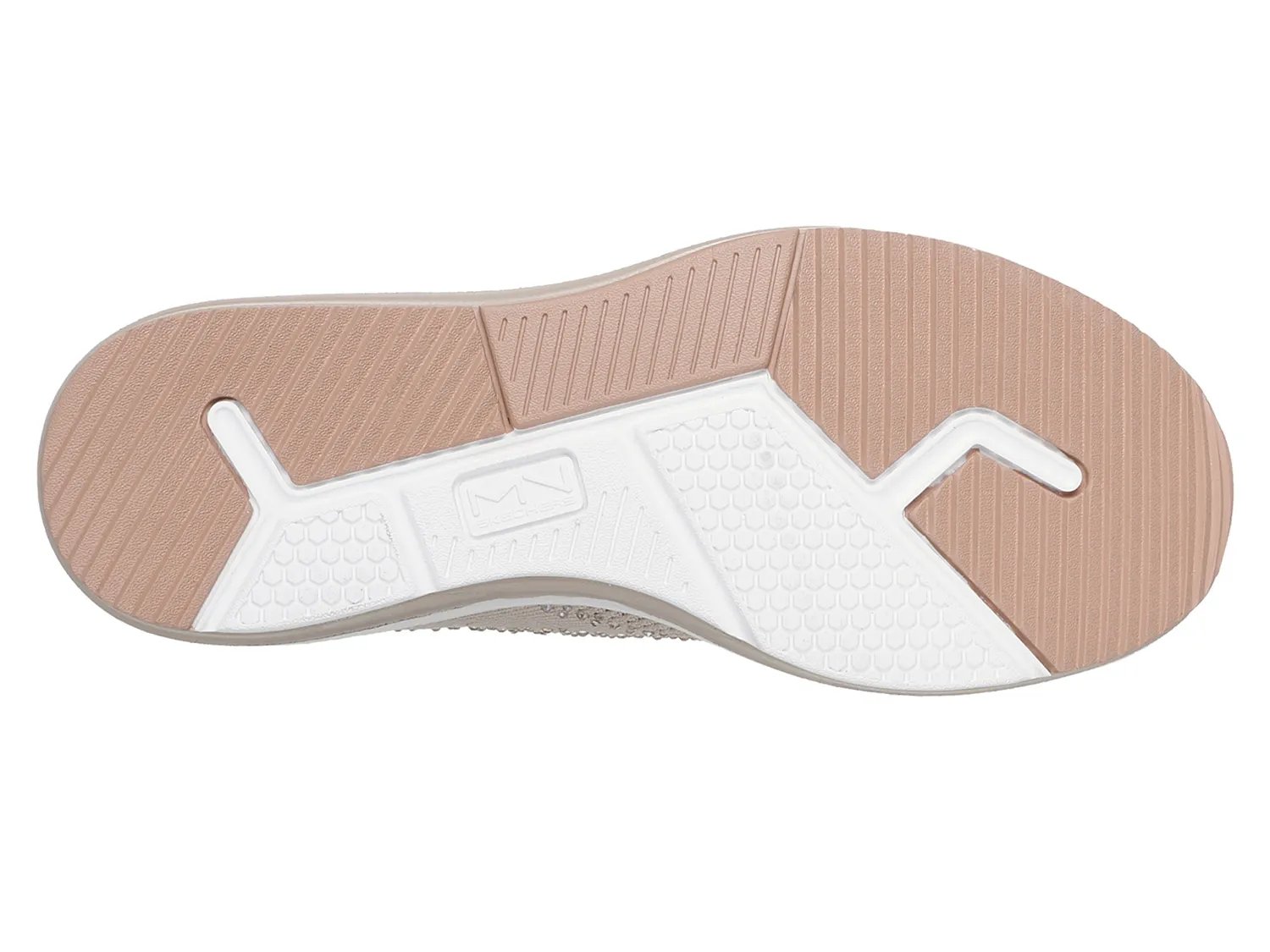 Слипоны Skechers x Mark Nason Hands Free Slip-Ins: Triple Wedge Milee Wedge Slip-On Sneaker, серо-коричневый — фото 4
