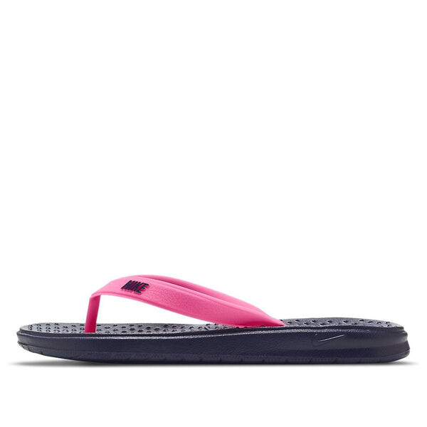 

Тапочки solay casual flip-flops kid 'black purple' Nike, черный