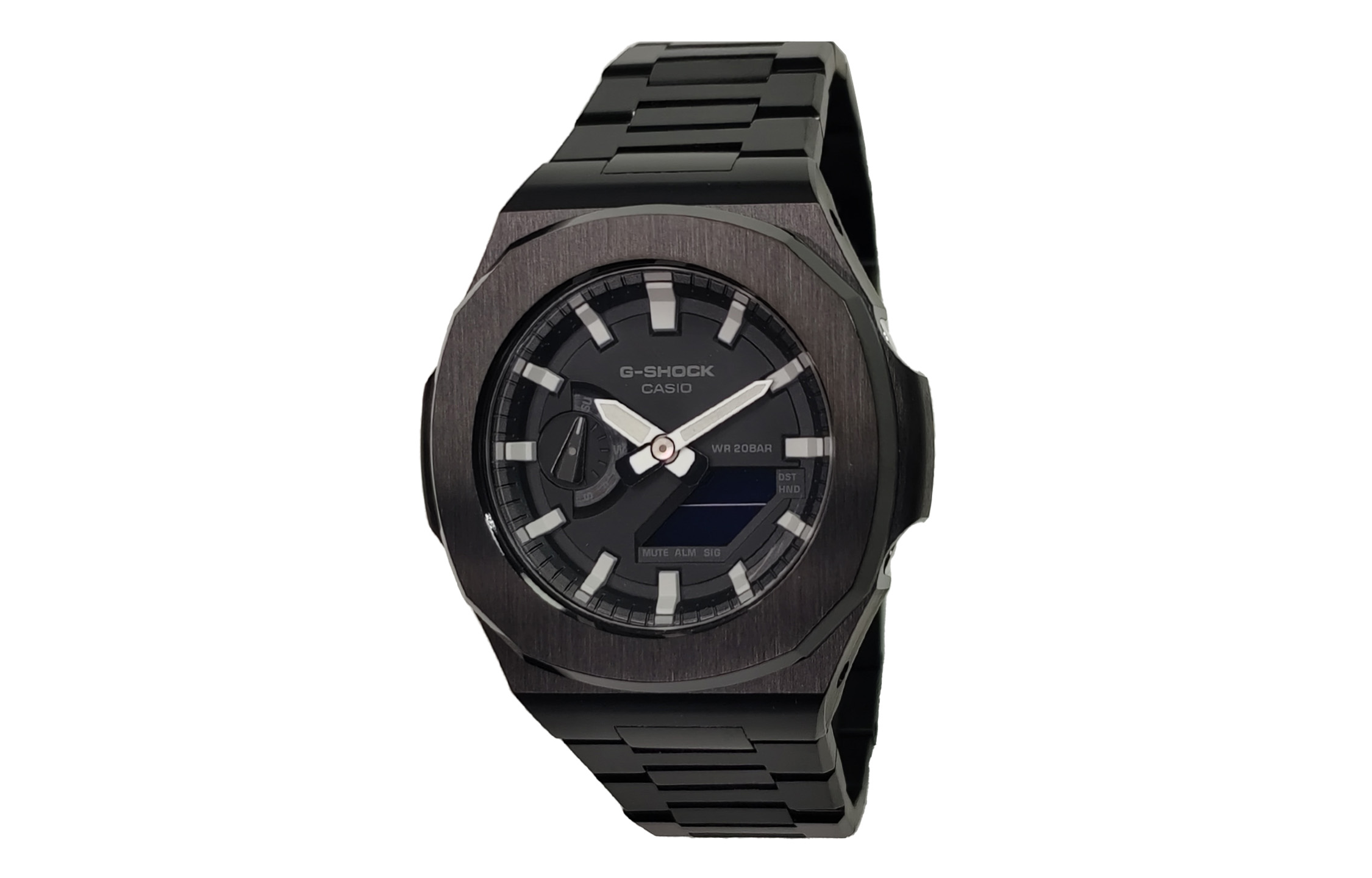 

CASIO Часы Retrofit Series Electronic Movement Stainless Steel Strap Watch Men's Watch Black Dial