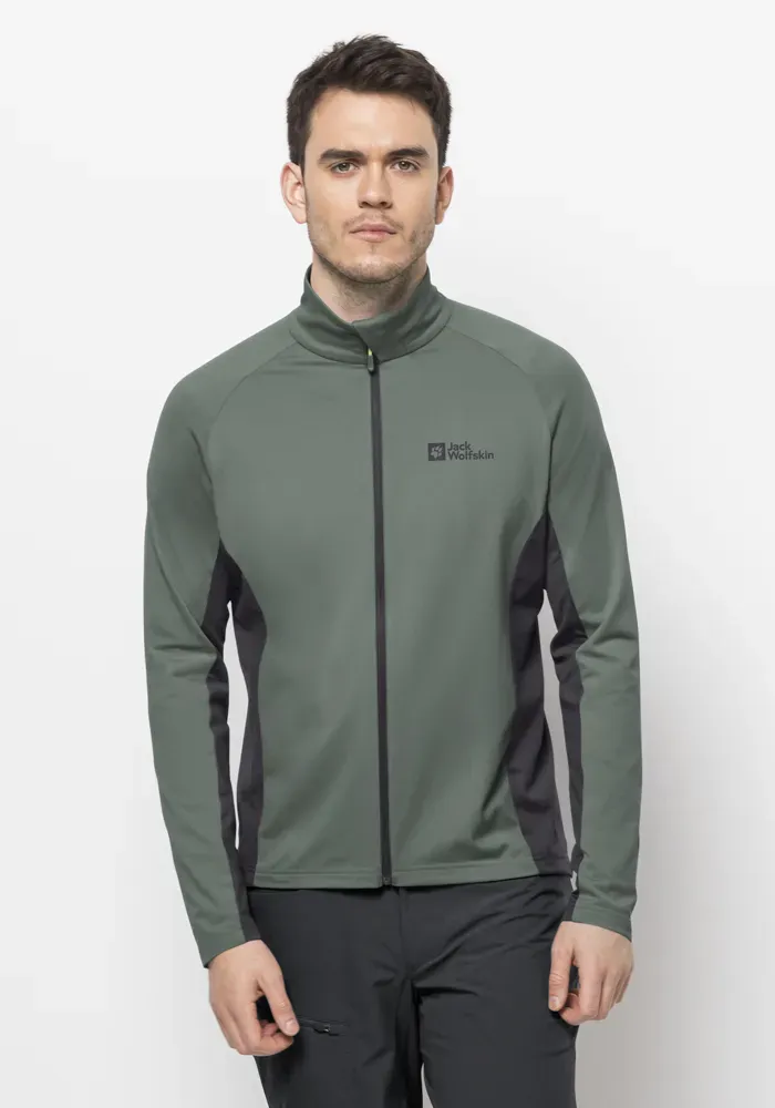 

Флисовая куртка Jack Wolfskin "MOROBBIA FZ M", зеленый