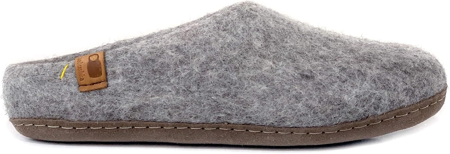 

Тапочки Baabushka унисекс для взрослых, светло-серый