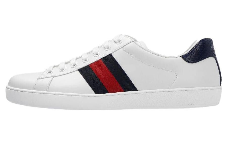 

Кроссовки GUCCI New Ace NRN Sneakers White Blue Men's, Серый, Кроссовки GUCCI New Ace NRN Sneakers White Blue Men's