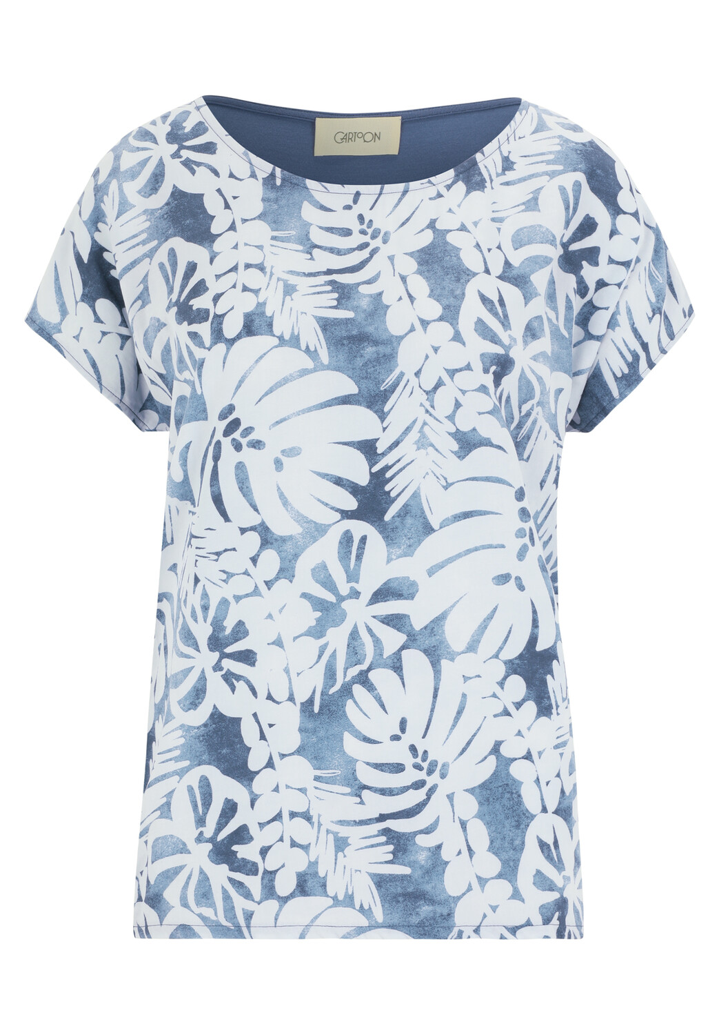 

Футболка CARTOON Casual mit Print, цвет Blue/Dark-Blue