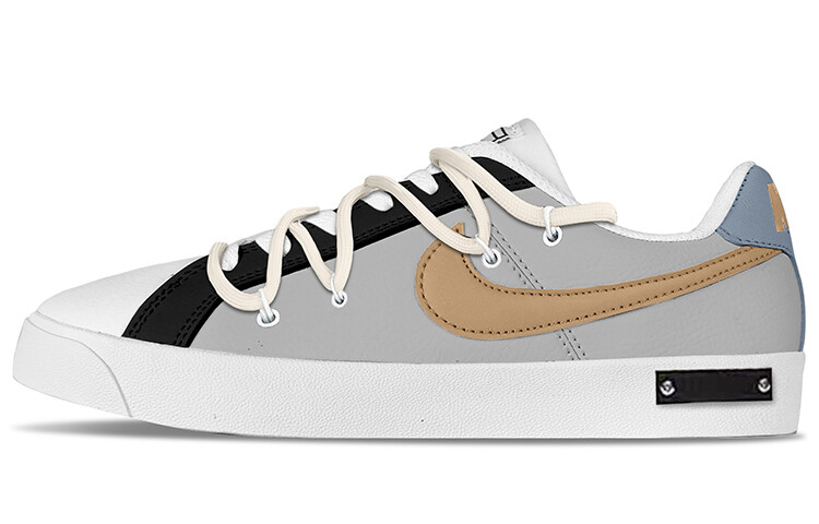 

Кроссовки Nike Court Royale Skateboarding Shoes Unisex Low-top Blue, светло-серый