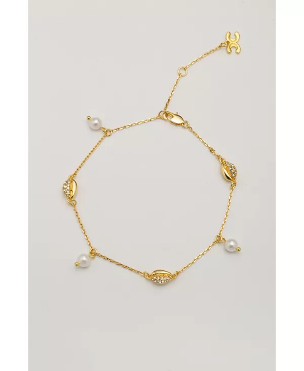 

Браслет-Шепот Lucia из ракушек Classicharms, gold