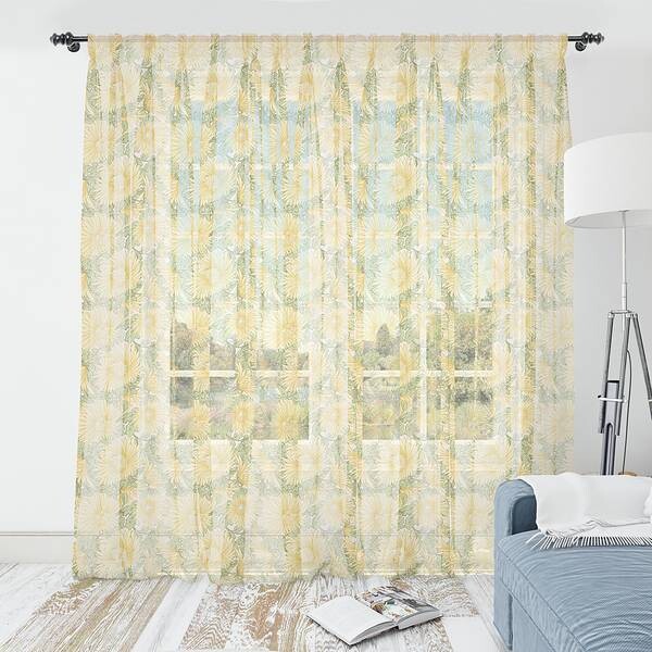 

Штора Abakuhaus Chrysantheme 2 шт, 274x274x0,5 см цвет sahne senf