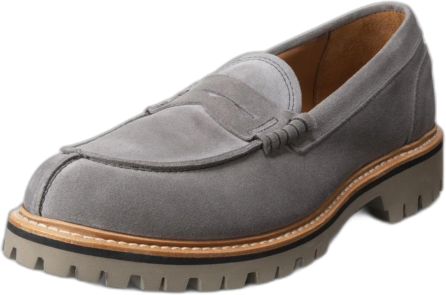 Лоферы водонепроницаемые Allen Edmonds, серый замш