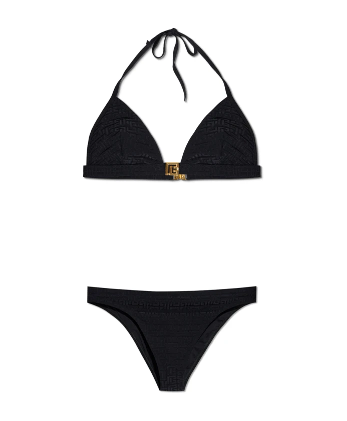 

Купальник из двух частей Balmain, черный