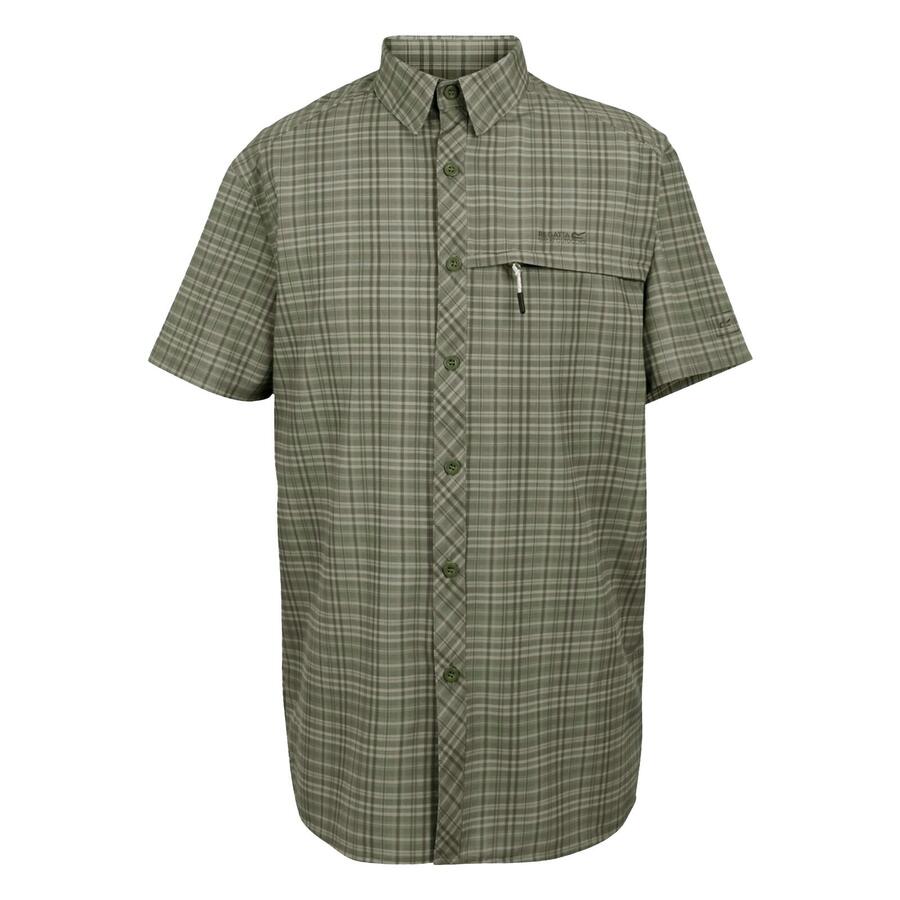 

REGATTA Мужская прочная, быстросохнущая функциональная рубашка с короткими рукавами Packaway