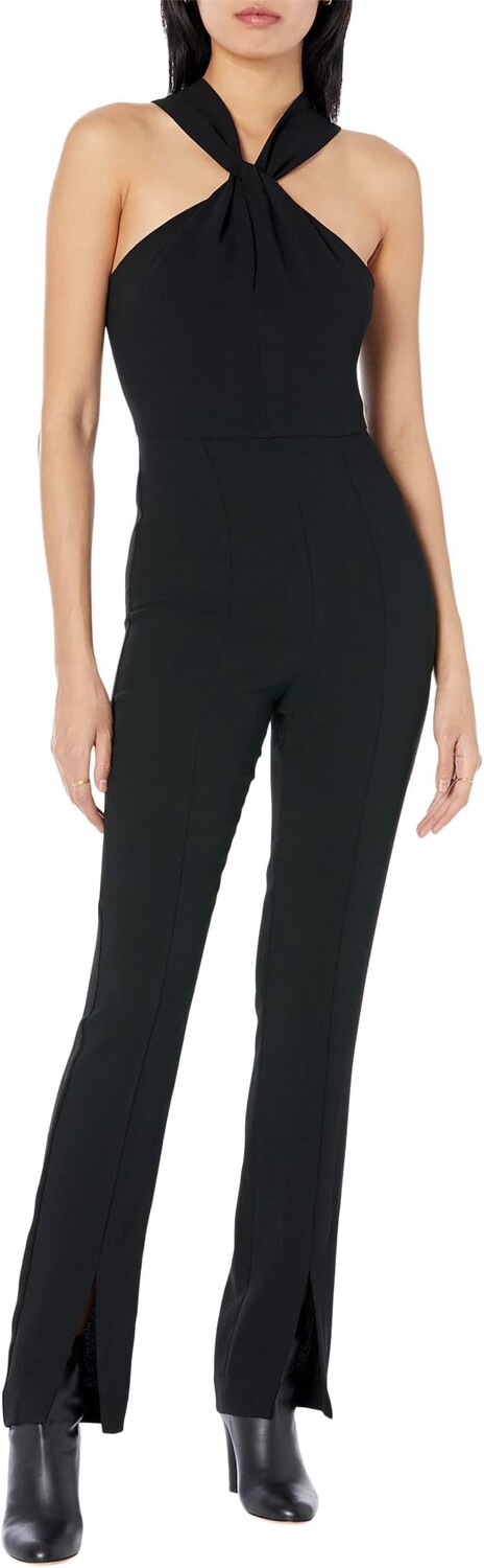 Комбинезон MANGO Dona Jumpsuit, черный