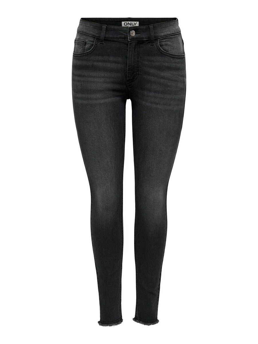 

Джинсы скинни ONLY Skinny Jeans HUSH, черный деним