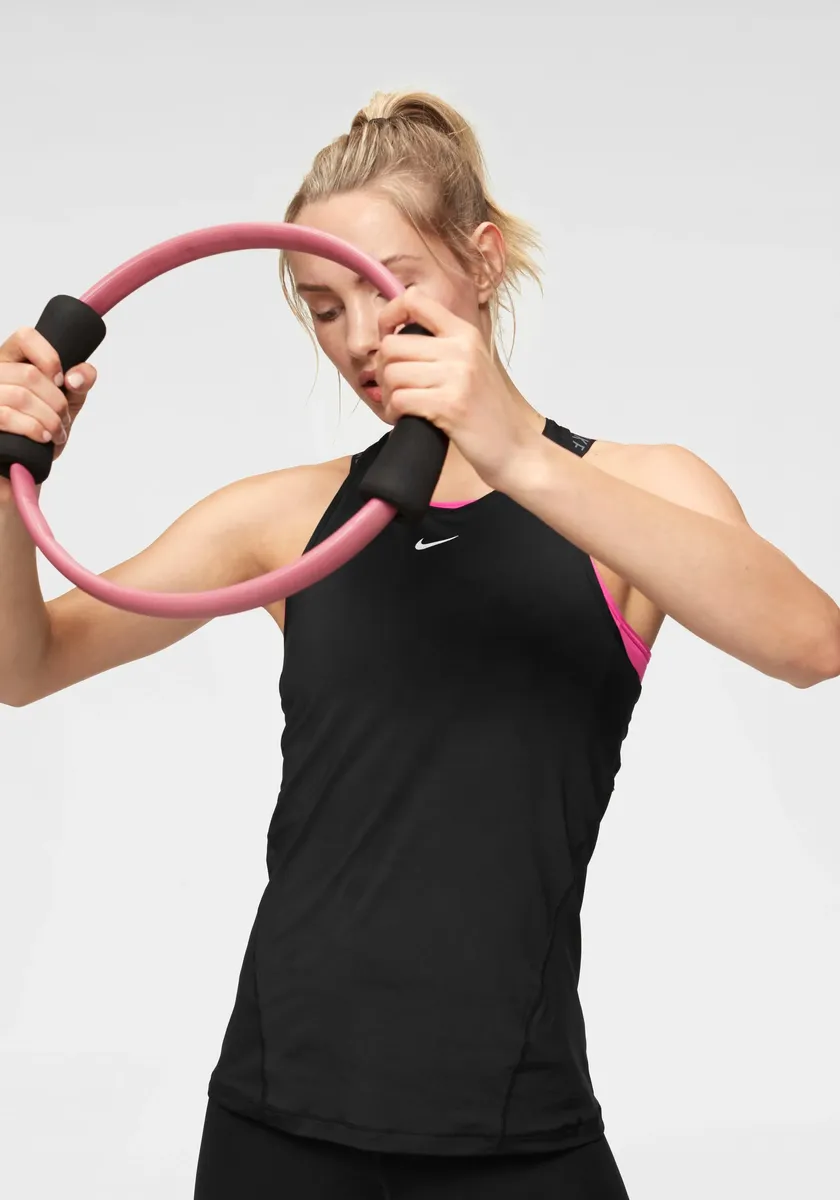 

Функциональный топ Nike "WOMAN NP TANK ALL OVER MESH", черный