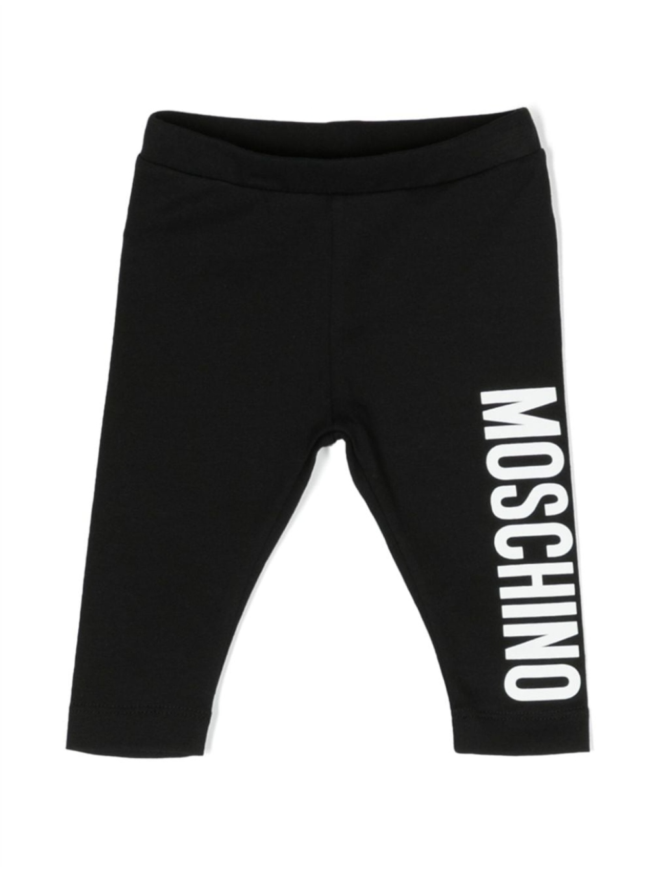 

Moschino Kids легинсы с логотипом, черный