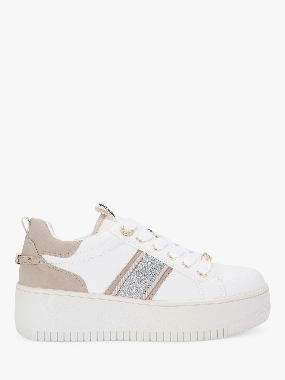 

Кроссовки на платформе с украшением KG Kurt Geiger Leslie, светло-розовый/мульти